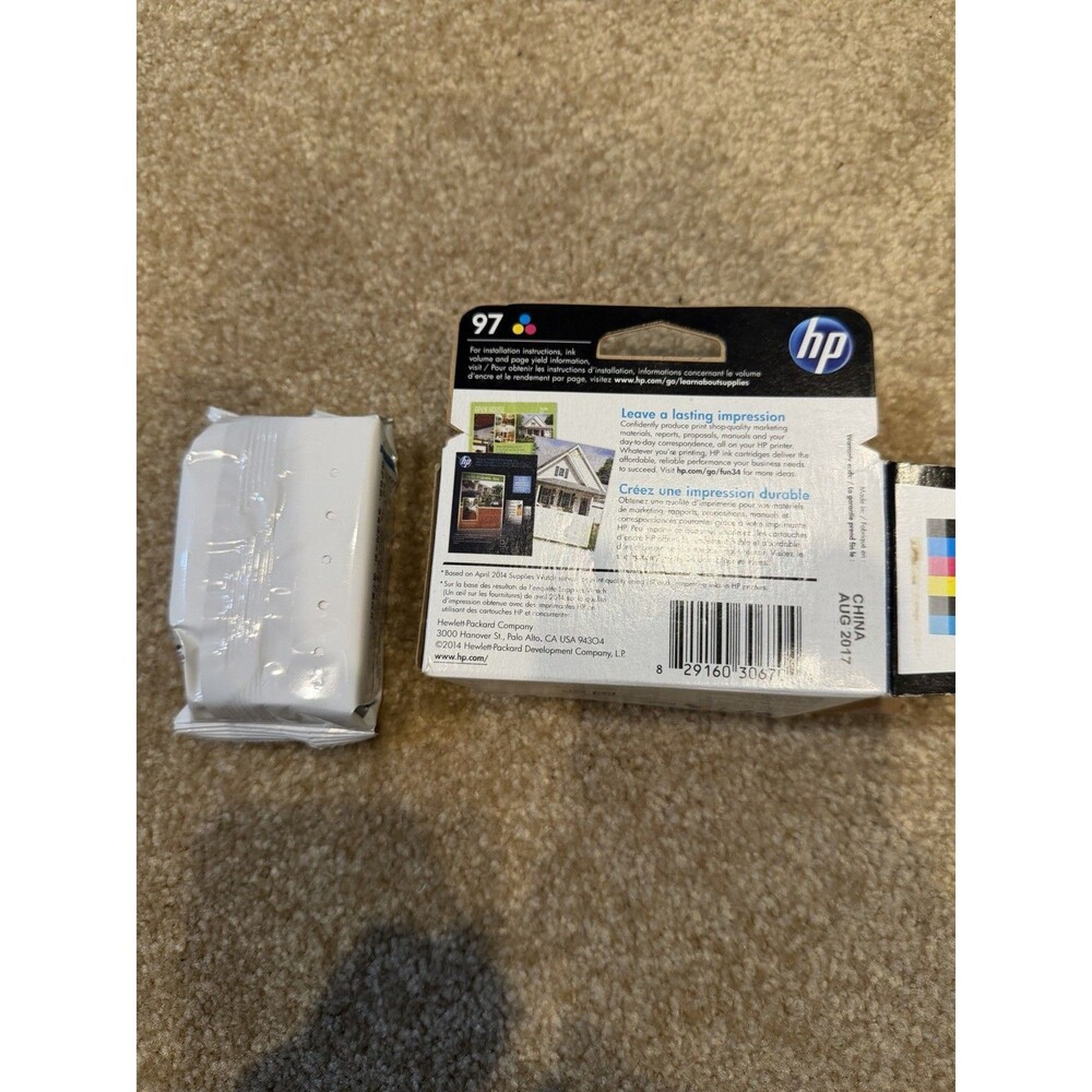 HP Original 97 Tri-Color Inkjet Printer Ink Cartdidges C9363W NIB - Picture 10 of 11